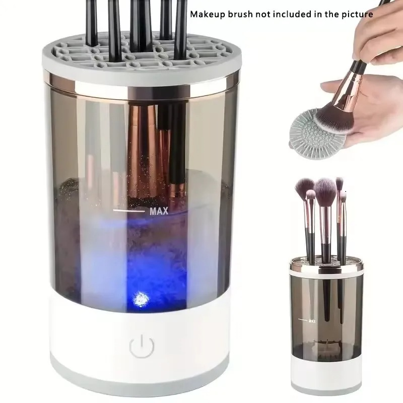 Limpiador Eléctrico de Brochas de Maquillaje con Vibración Sónica