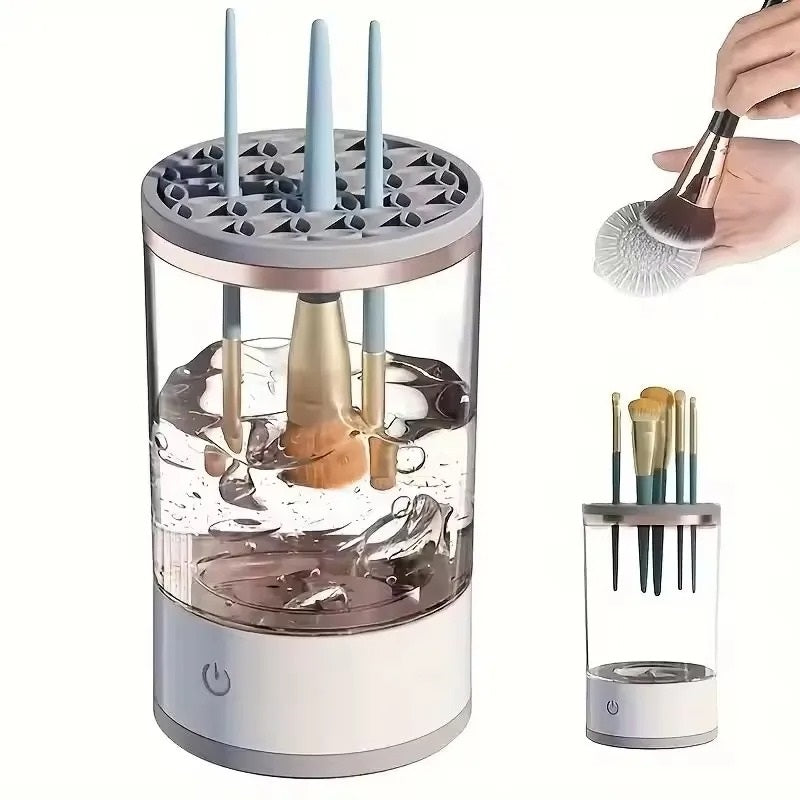Limpiador Eléctrico de Brochas de Maquillaje con Vibración Sónica